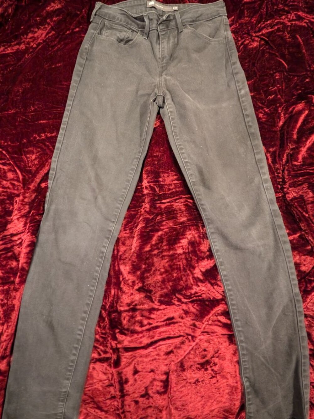 Levi’s Hi Rise Skinny Washed Black Jeans Size 4/27
